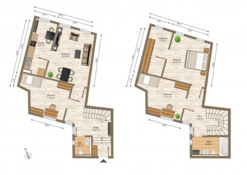 Grundriss - Im Zentrum von Jena!, Bachstrasse 36, Jena