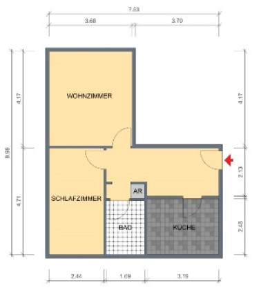 Grundriss Wohnen im Grünen!, Kaimberger Straße 10, Kauern