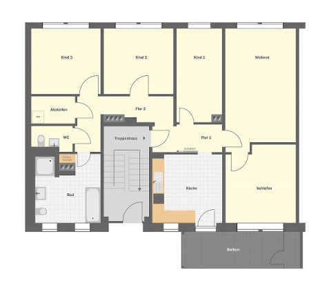 Grundriss Platz für die ganze Familie!, Bieblacher Straße 61, Gera